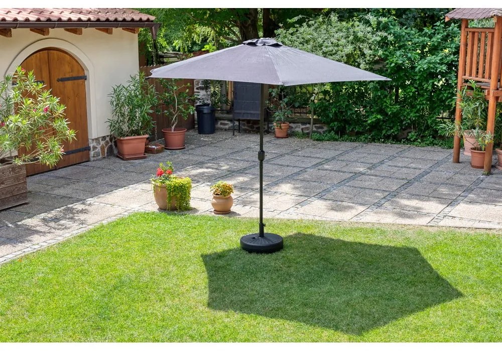 Umbrelă de soare fără suport Bonami Essentials Sun, ø 300 cm, negru