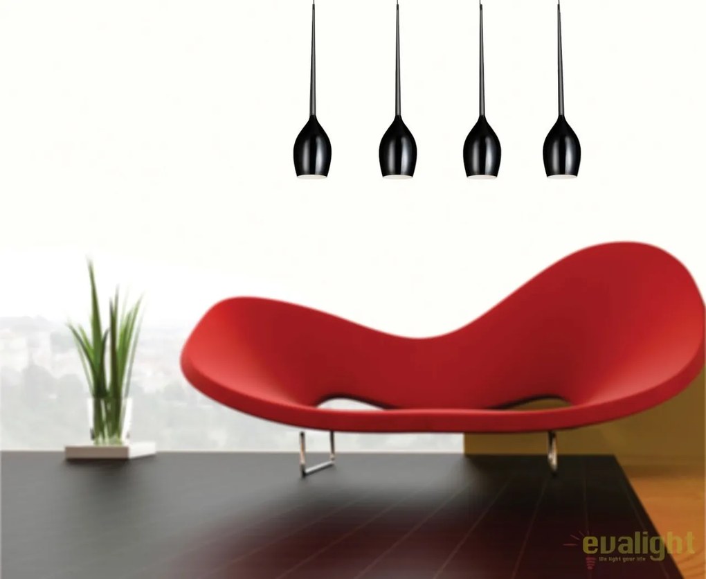 Lustra moderna Izza 4 Amber