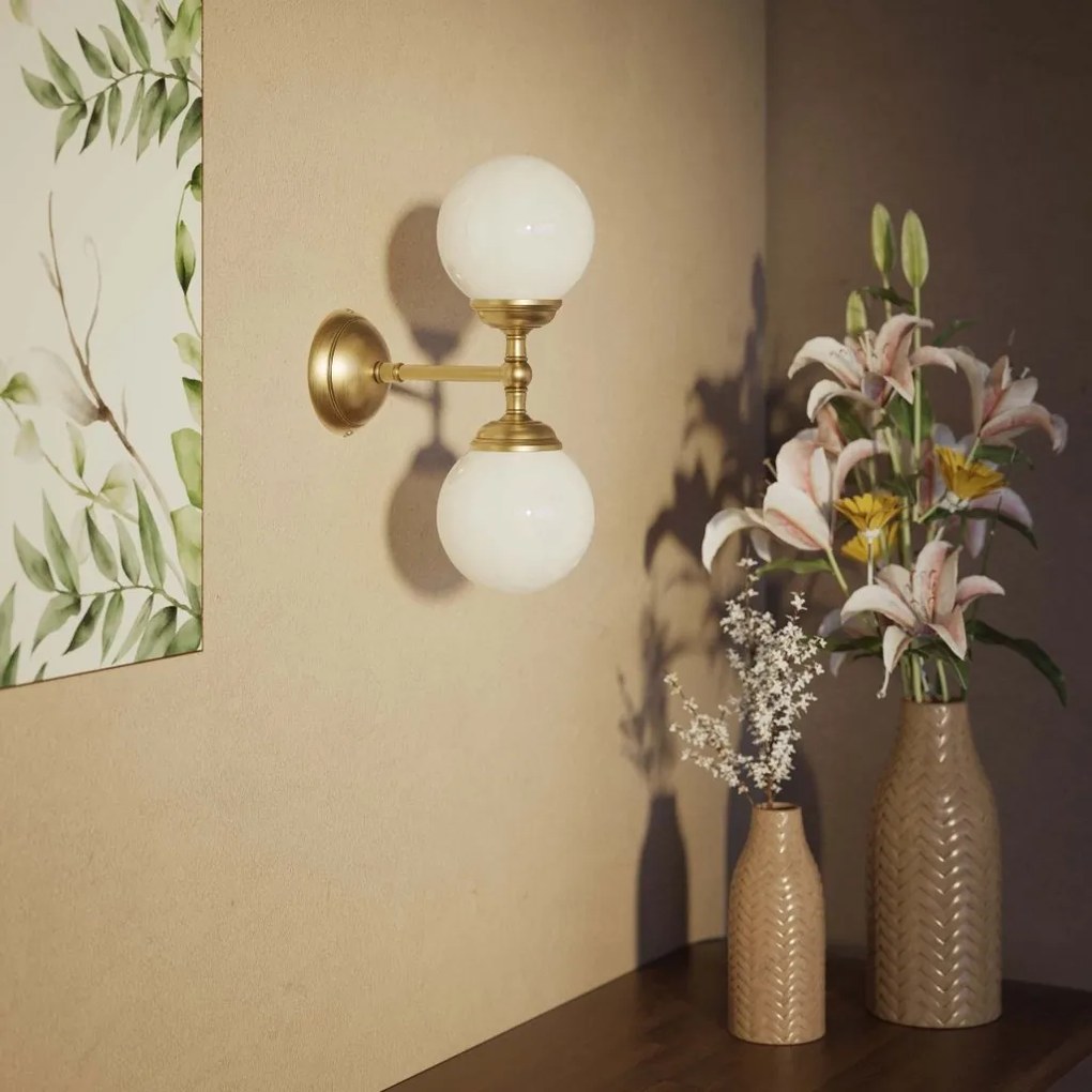 Aplica din alama stil modern Art Deco Incanto