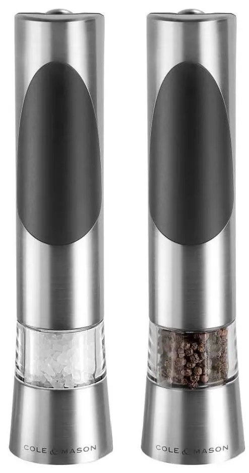 Cole&Mason RICHMOND set 2 râșnițe electrice sare și piper, 6xAAA