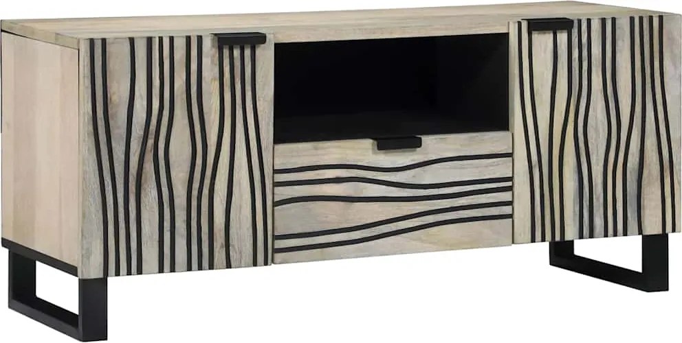 vidaXL Unități TV cu sertar Alb 105 x 33 x 46 cm Lemn compozit