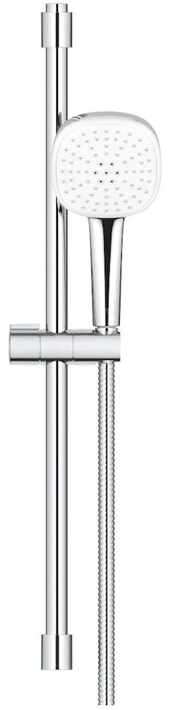 Grohe Tempesta Cube 110 Set dus cu bara 60 cm cu furtun metalic, 2 jeturi