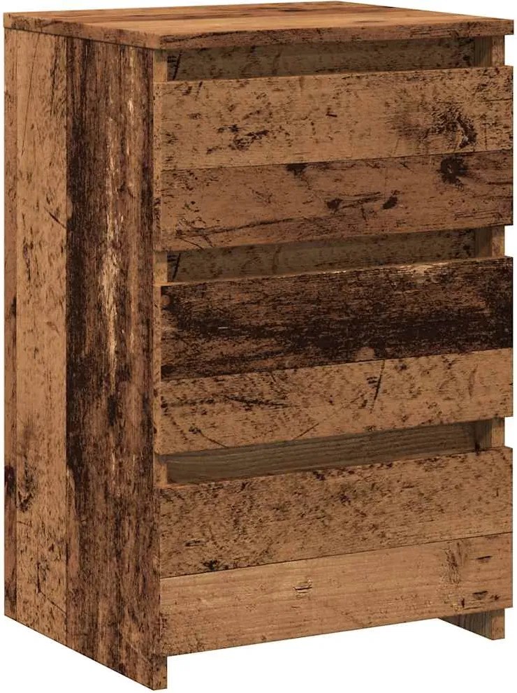 vidaXL Noptieră, lemn învechit, 40x35x62,5 cm, lemn prelucrat