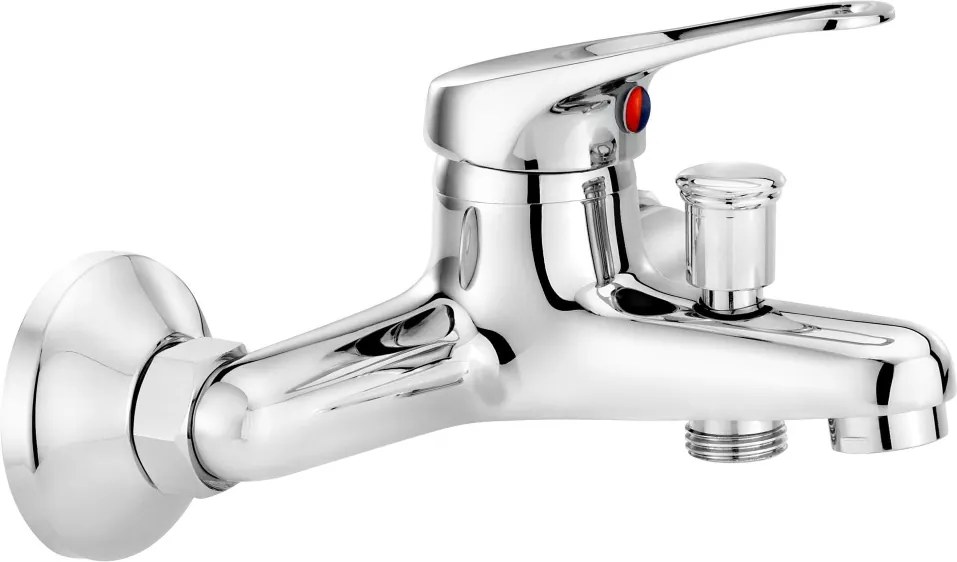 Lobo Baterie pentru cadă, montare pe perete Finisaj: Crom BYU_010M