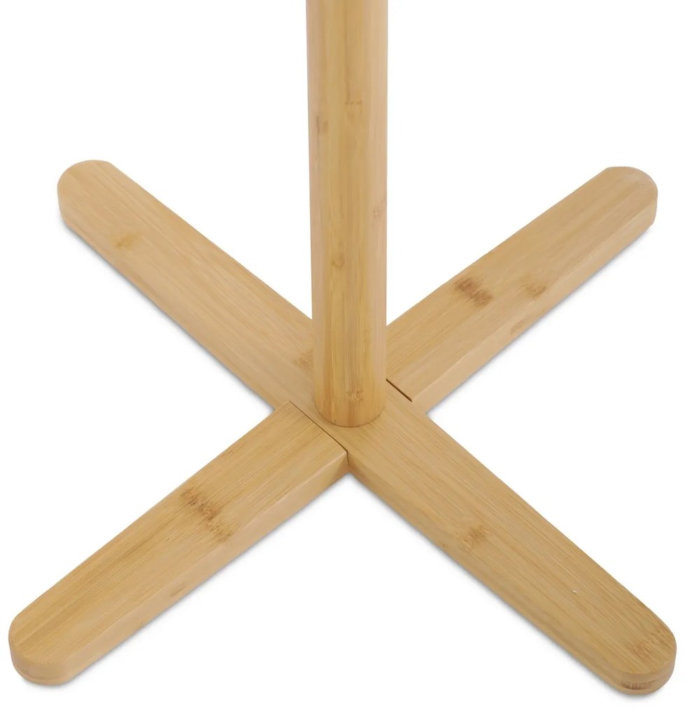 Cuier cu suport B016 NAT, bambus