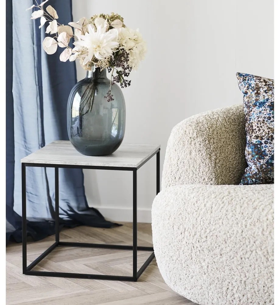 Măsuță auxiliară cu aspect de piatră 45x45 cm Vita – House Nordic