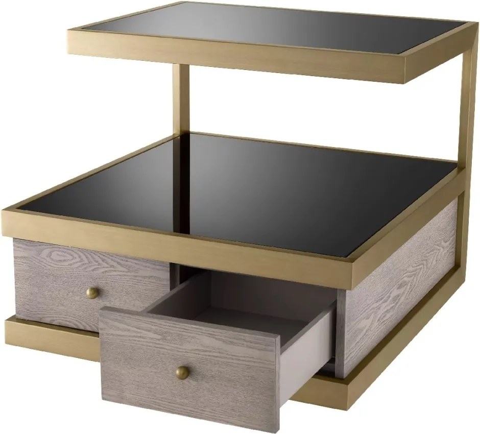 Noptiera, Masuta laterala design LUX Kuboa