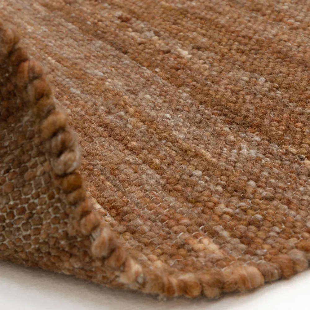 Covor teracotă reversibil, țesut manual din amestesc de lână 160x230 cm Birkdale Rust – Asiatic Carpets