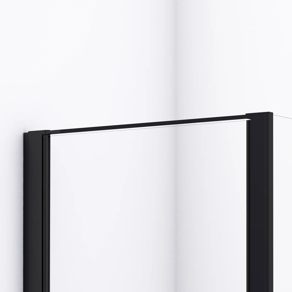 Usa batanta de dus in nisa, 800 mm, negru mat, Ronal Divera 800 mm, Negru mat