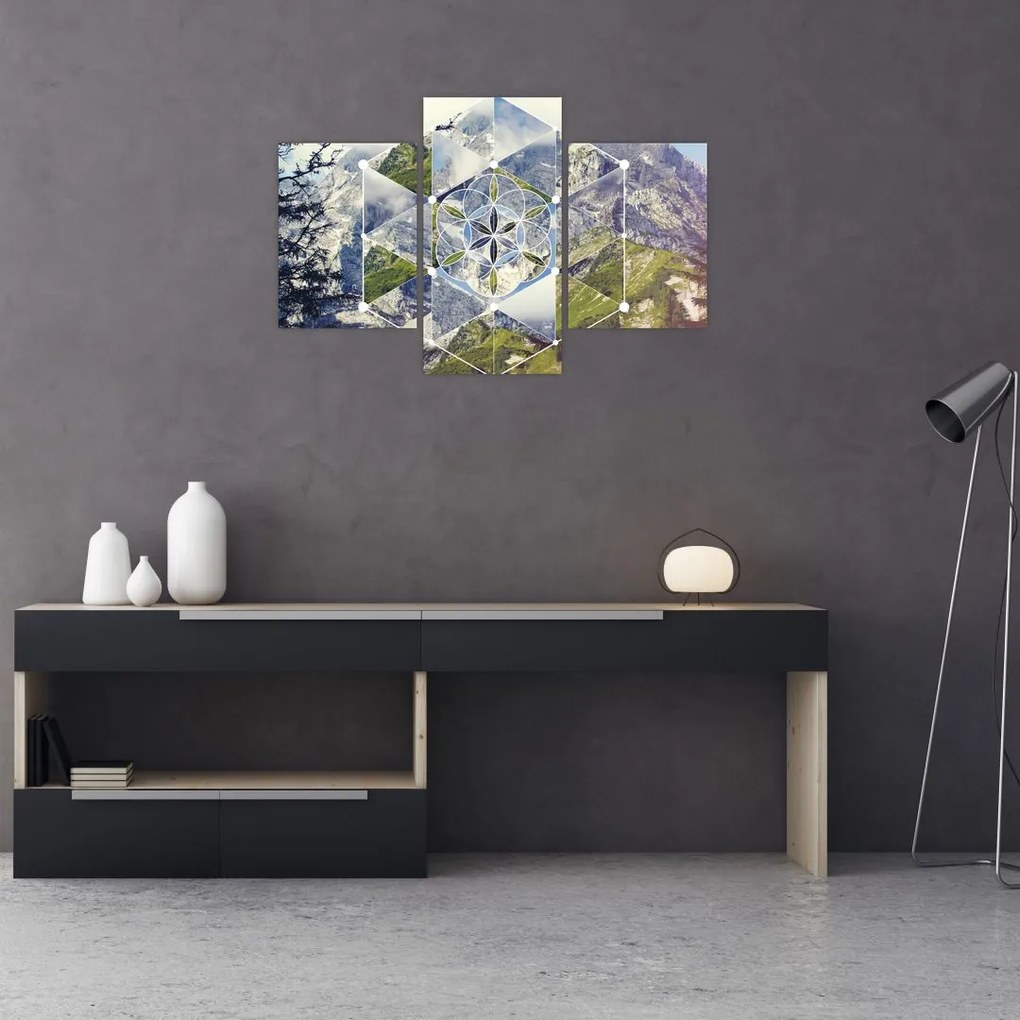 Tablou - Model geometric (90x60 cm)