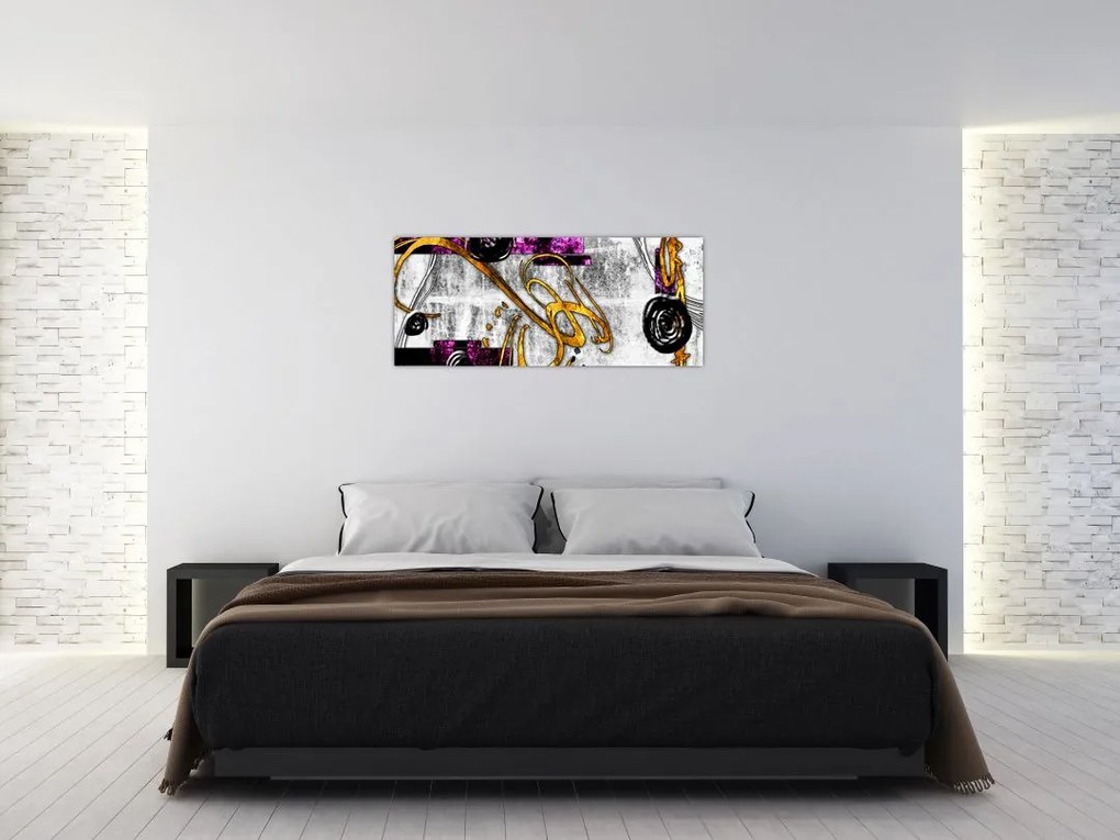 Tablou abstracției (120x50 cm)