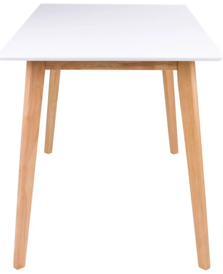 Masă dining cu blat alb Bonami Essentials Vojens, 120 x 70 cm