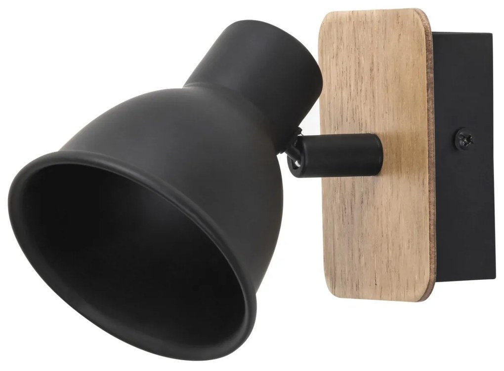 Aplica de perete design industrial metalica MAC negru 5902 RX