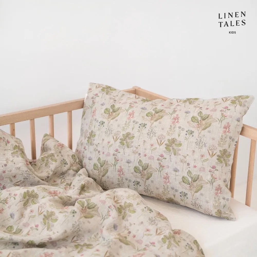 Lenjerie de pat pentru copii din in pentru pat de o persoană 140x200 cm – Linen Tales