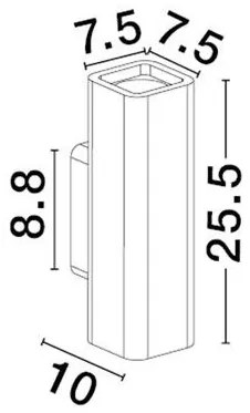 Aplica de perete ambientala din ghips SERENE