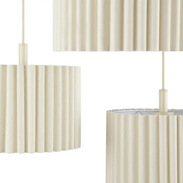 Brilliant - Lustru suspendat pe cablu VELIN 3xE27/20W/230V Ø 61 cm crem