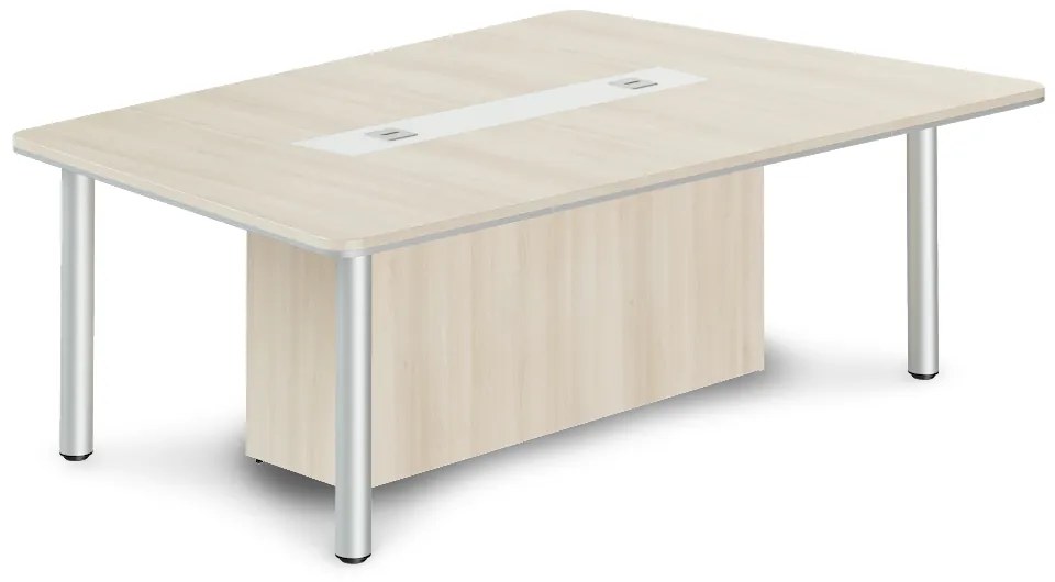 Masa de intalnire TopOffice Premium II 240 x 162,5 cm, salcam deschis