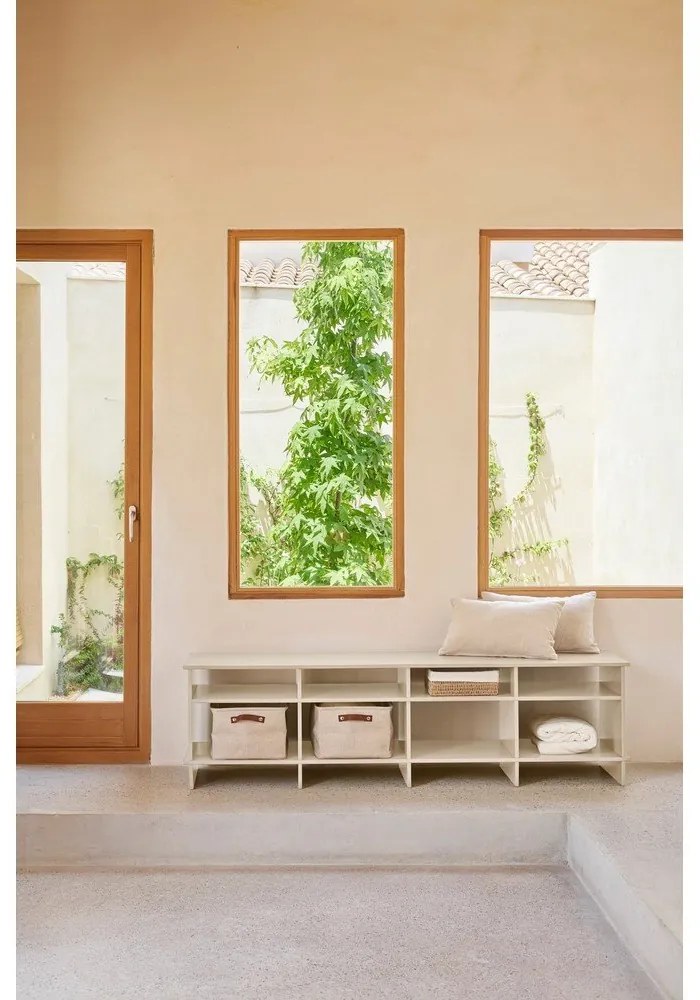 Comodă TV crem 180x50x40 cm Inari – Teulat