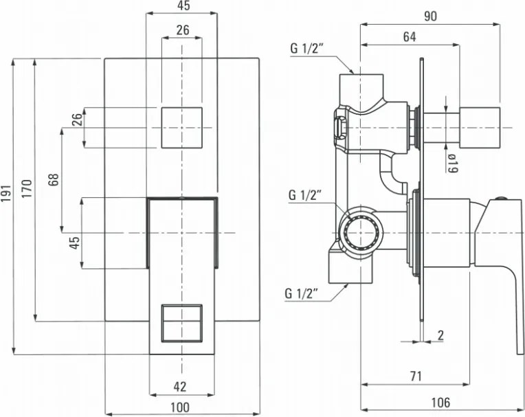 Anemon Baterie dus incastrata BBZN44P