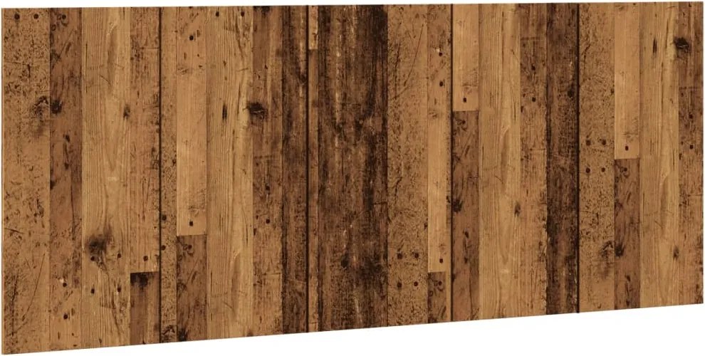 vidaXL Tăblie de pat, lemn vechi, 200x1,5x80 cm, lemn prelucrat