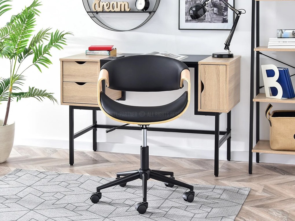 Scaun Rapido (stejar negru + negru). 1109964