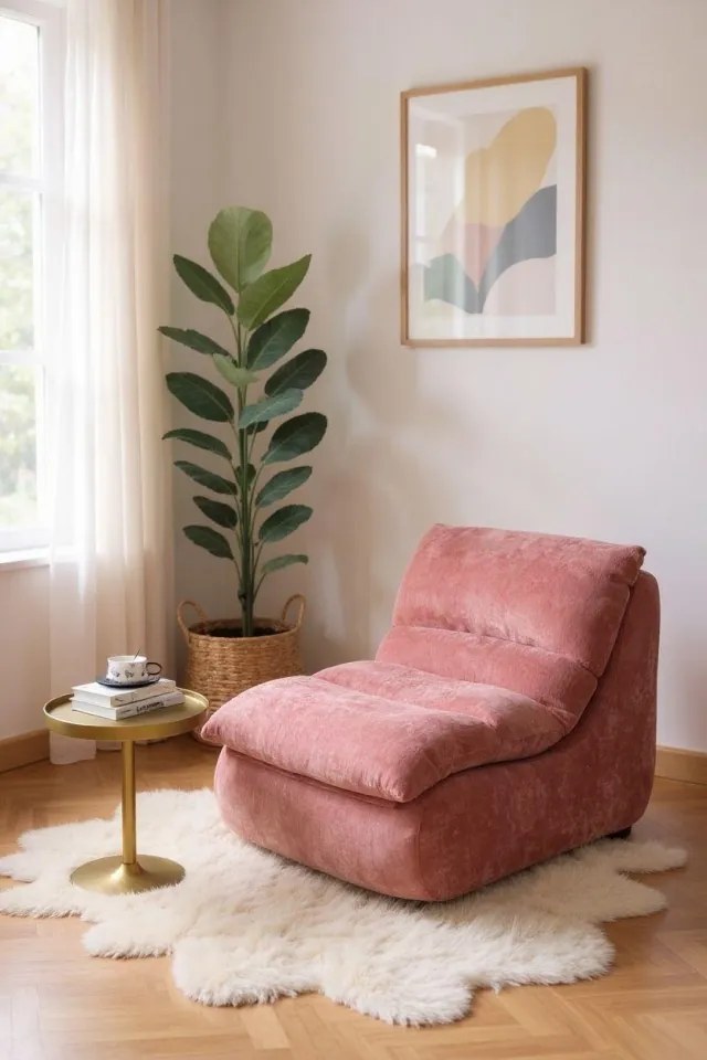 Fotoliu Memory Foam HD Relax | Design Modular | 5 Culori Disponibile | Moises (Culoare: Bej)