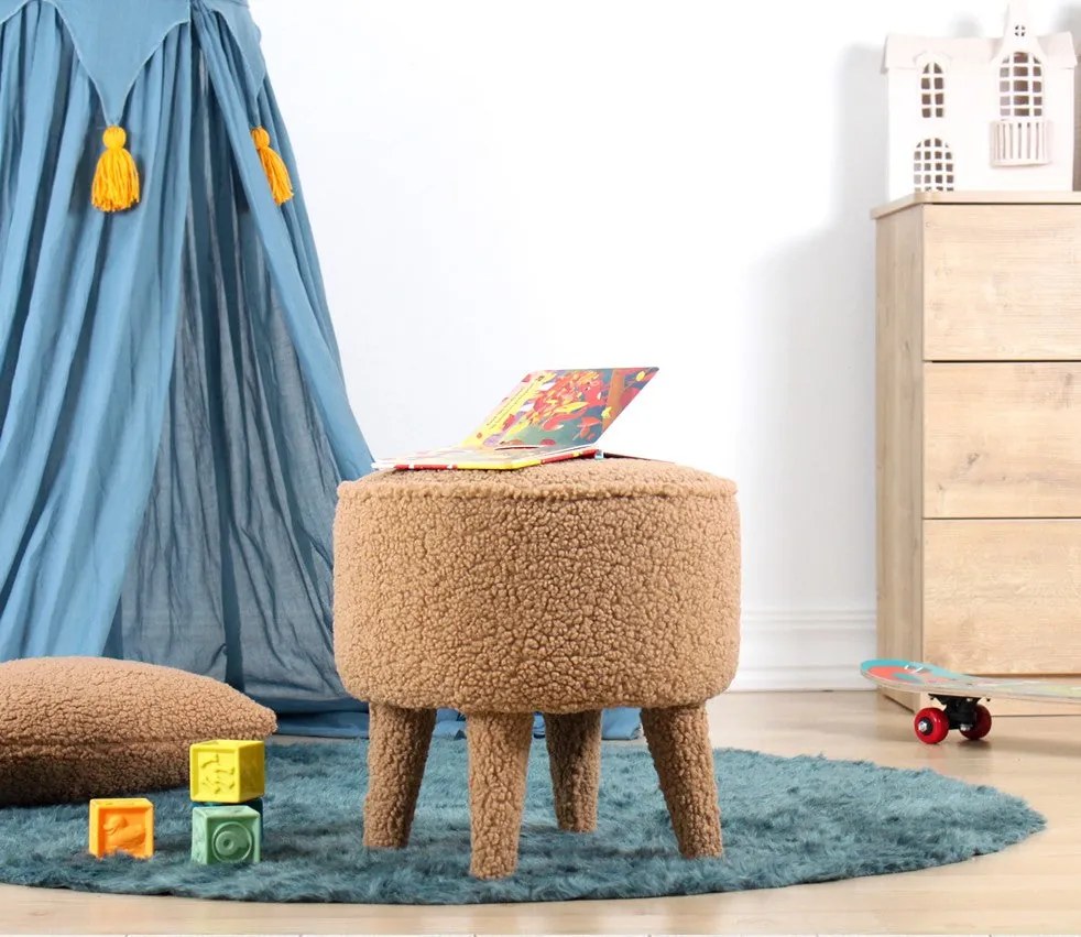 Taburet tapițat Moouv 3337 - Brown