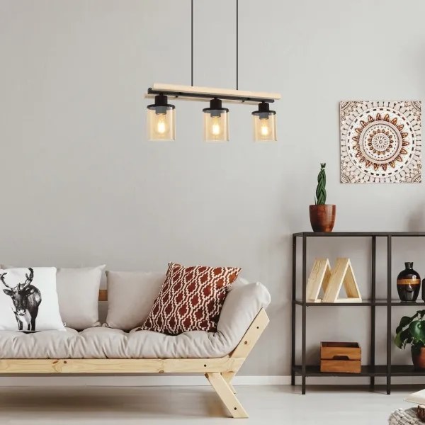 Lustră pe cablu NIYLAH 3xE27/25W/230V Rabalux 72083