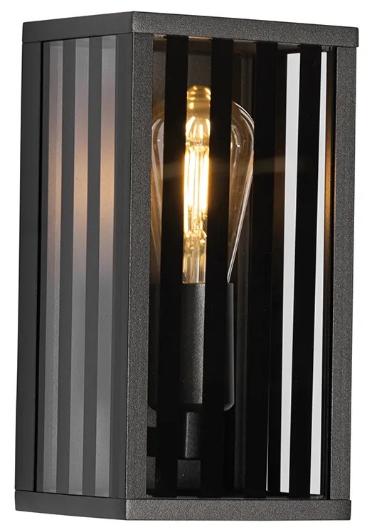 Lampa de perete exterioara moderna neagra 26 cm IP44 - Dijon