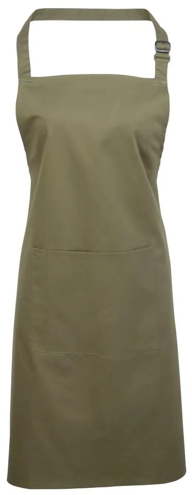 Șorț de bucătărie cu cordon de gât și buzunar