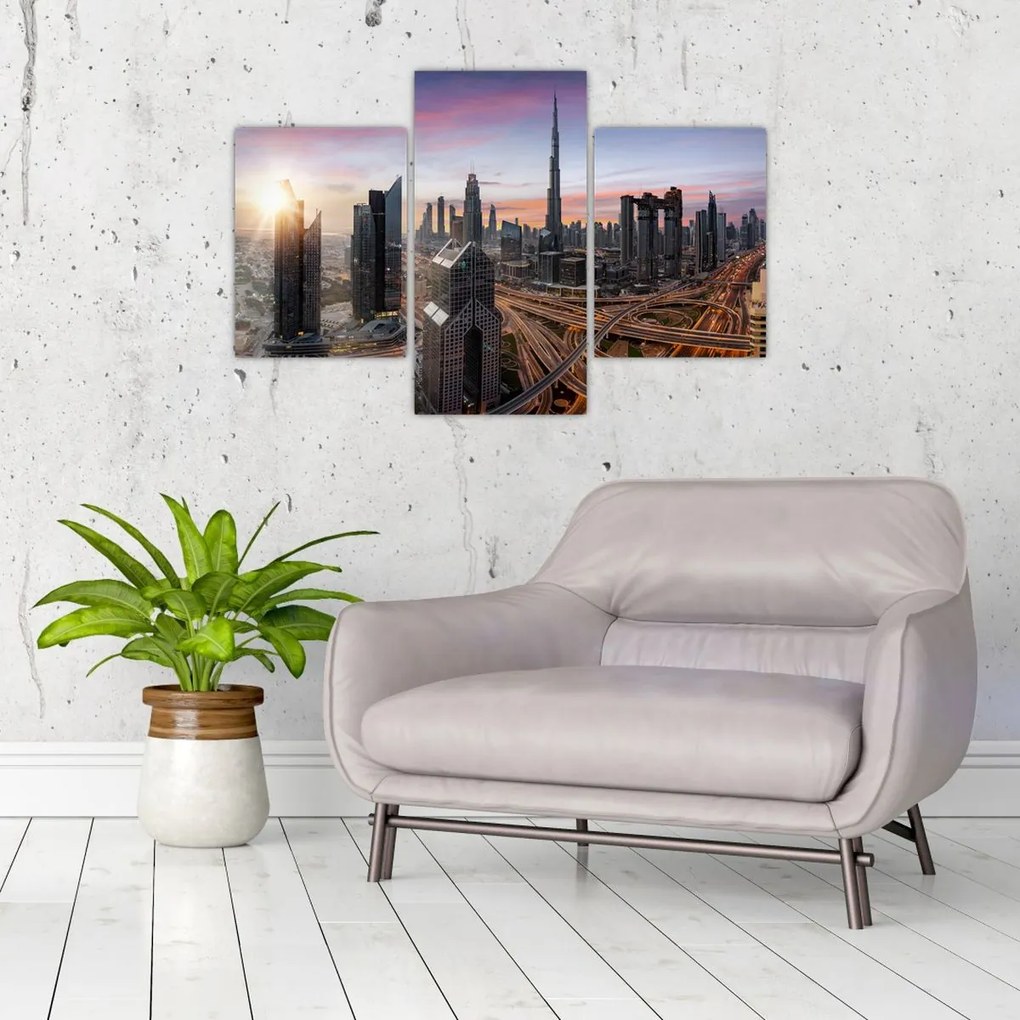 Tablou - Panorama din Dubai (90x60 cm)