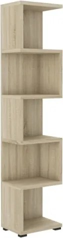 Biblioteca 41.6x184x29.7 cm, Morten, ADRK Furniture (Culoare: Sonoma / Sonoma)