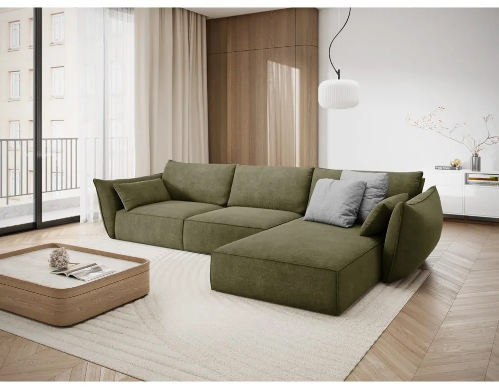 Colțar verde (pe partea dreaptă) Vanda – Mazzini Sofas