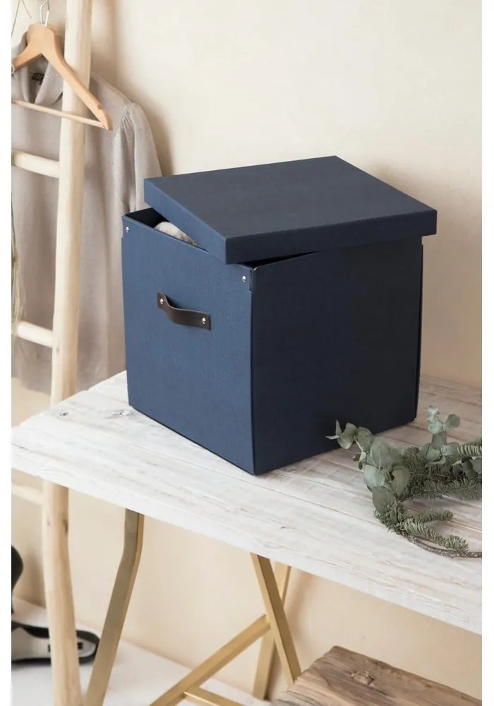 Cutie de depozitare Bigso Box din Suedia Logan, albastru