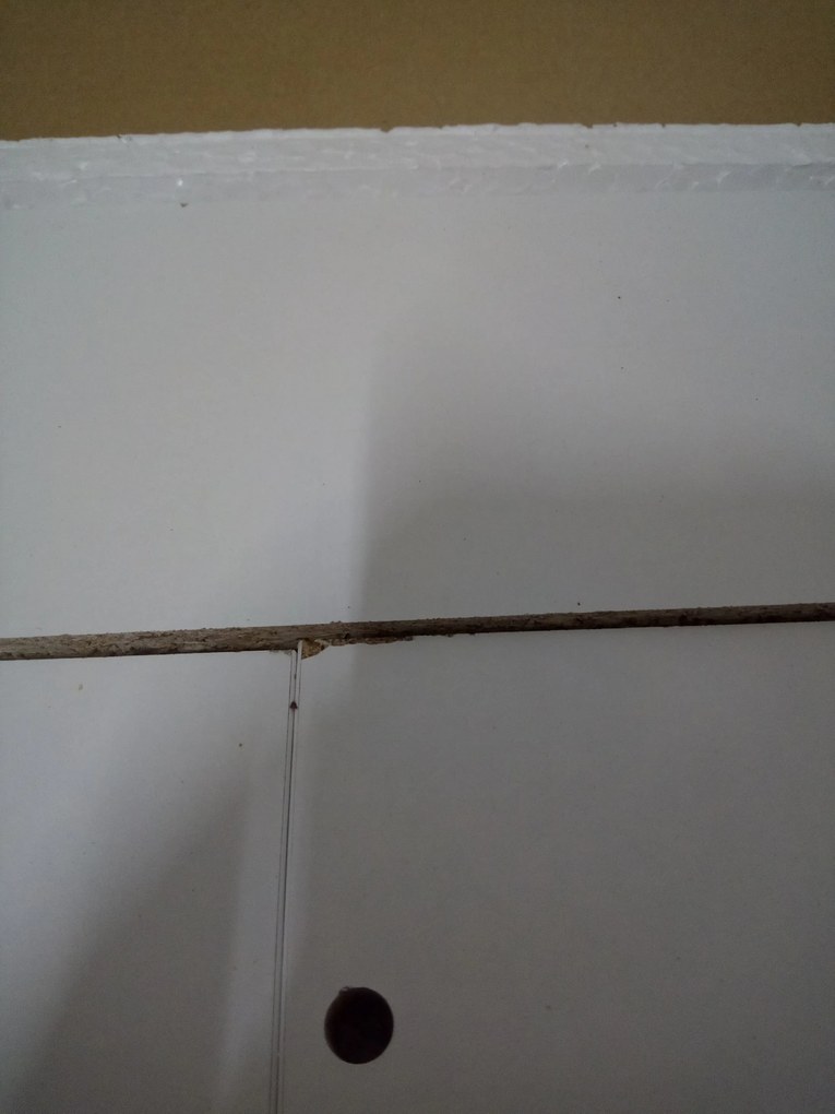 Reducere Masa de dining alba cu blat decor stejar sonoma MADO 120x80 II. calitate