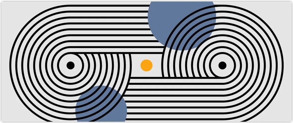 Tablou - Abstracție minimalistă N⁰3 (120x50 cm)