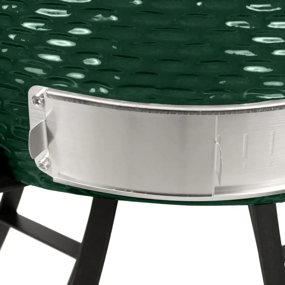 Grătar ceramic pentru cărbuni cu rafturi laterale, grilă de 46 cm