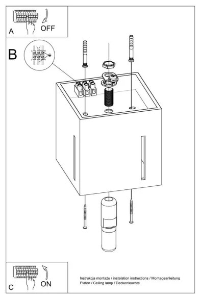 Plafonieră PIXAR 1xG9/40W/230V