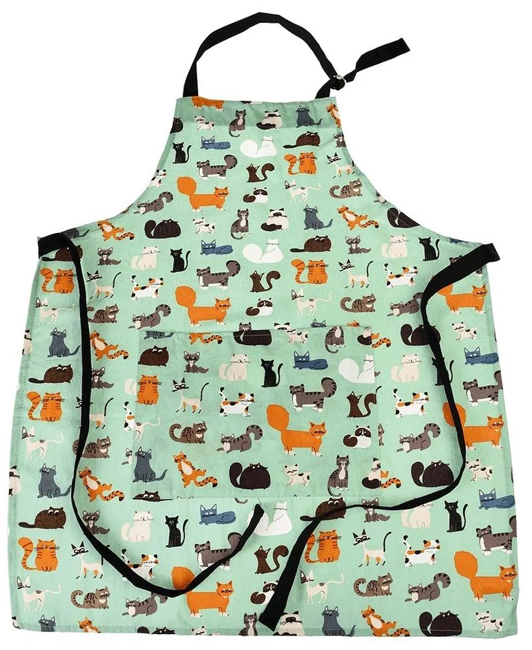 Șorț din bumbac reciclat Rex London Nine Lives