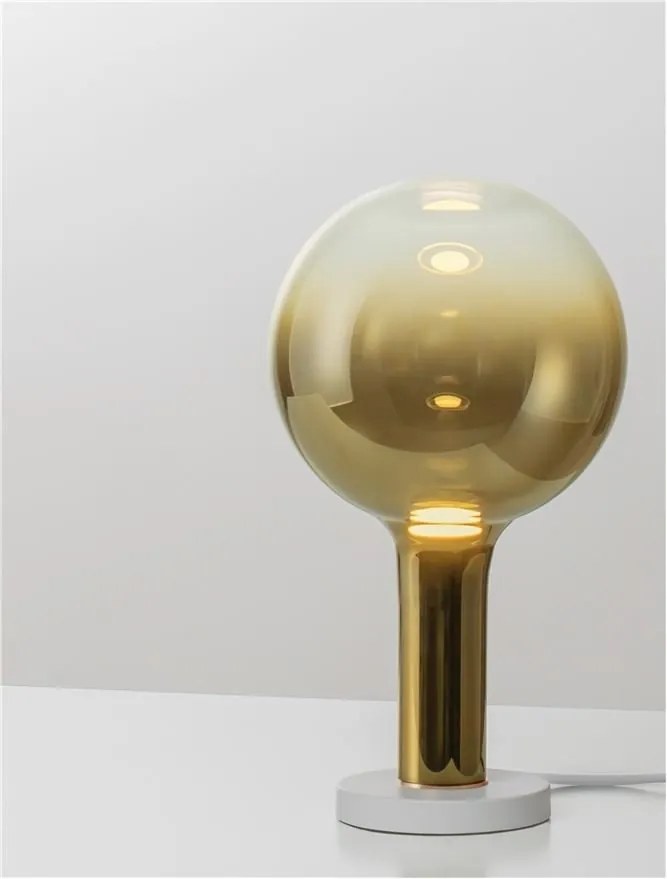 Veioza, Lampa de masa LED stil modern NOSTOS auriu
