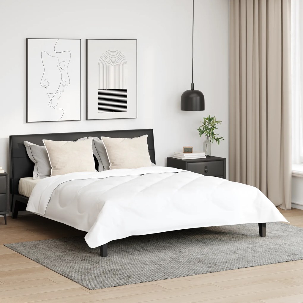 vidaXL Perne 2 pcs Alb 30 x 50 cm 85gsm 100% poliester