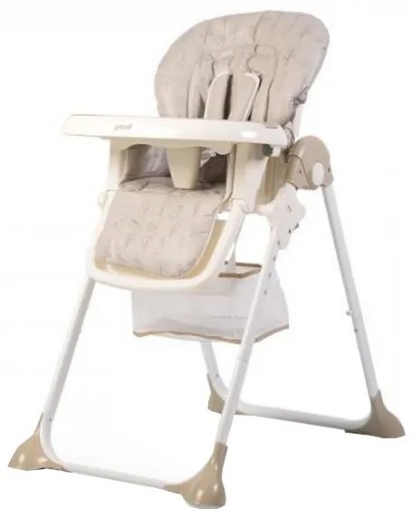 Scaun de masa premium pentru copii si bebe NOVOKIDS™ Hunny Baby, Reglabil in 6 trepte de inaltime,Pliabil , Centura de siguranta 5 puncte, Spatar