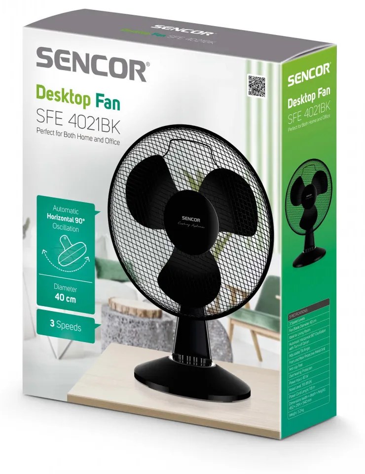 Sencor SFE 4021BK ventilator de masă