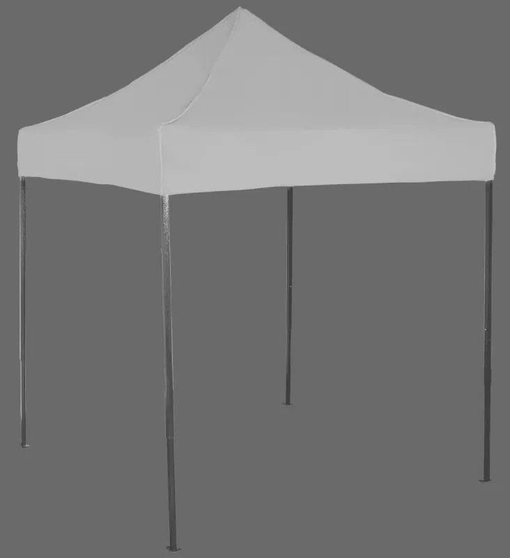 Pavilion de grădină 2x2m – din oțel, Fără pereţi laterali, Gri / antracit