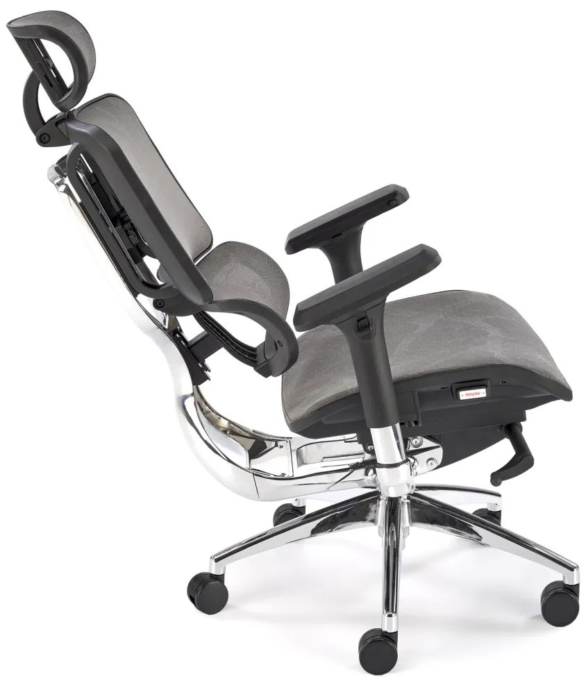 Scaun de birou Ethan gri H139 cm