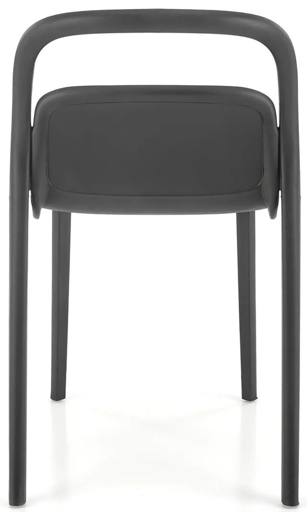 Scaun din plastic negru K490