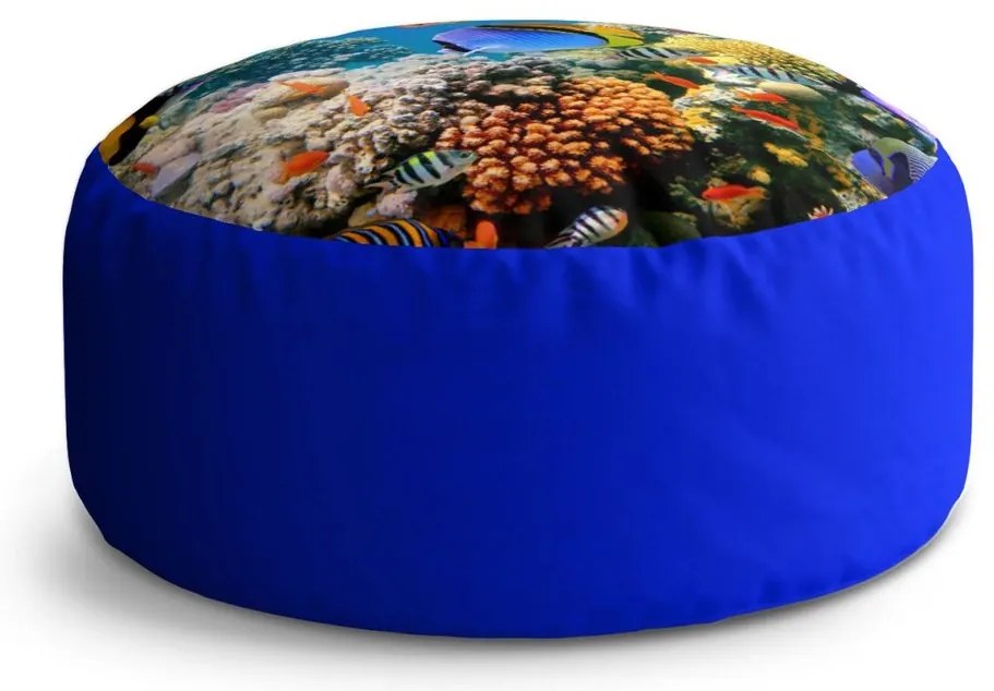 Taburet Circle recif de corali, colorat