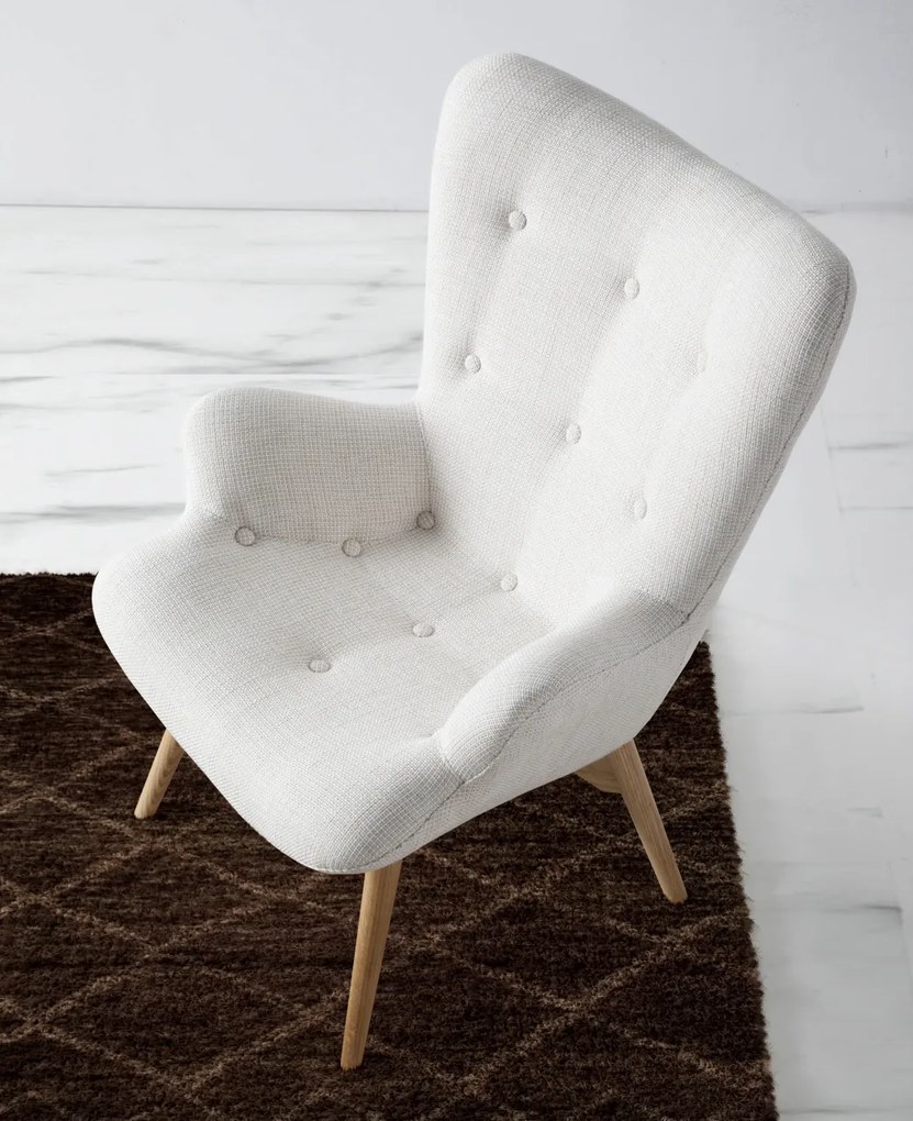 Fotoliu design scandinav Nelida AC-DC917