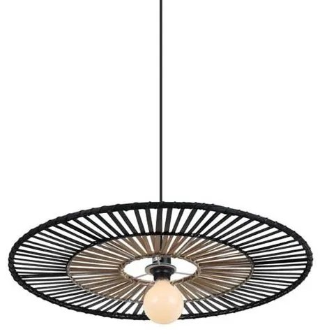 Pendul, lustra design modern Lian negru 40cm