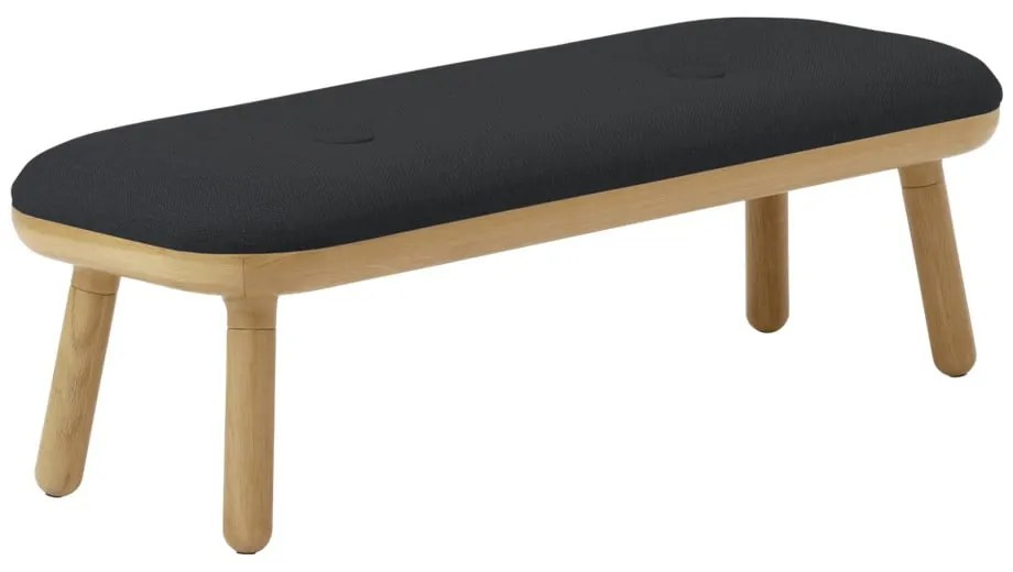 Bancă gri antracit Paff Low – UMAGE